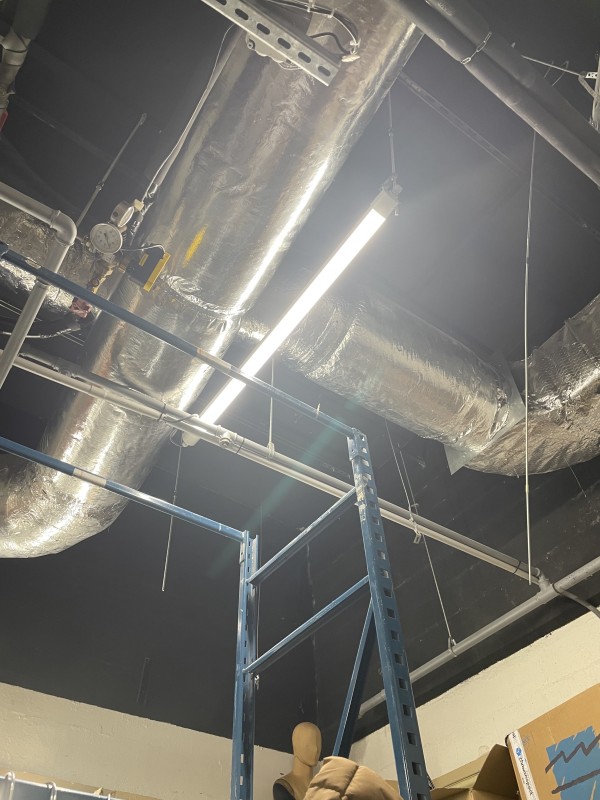 remplacement des luminaires d un magasin de 150 m2 à Mérignac proche pessac 