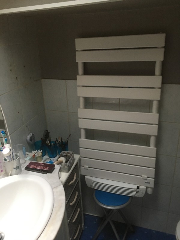 pose et raccordement seche serviette d'un appartement de 55 m2 a floirac proche bouliac