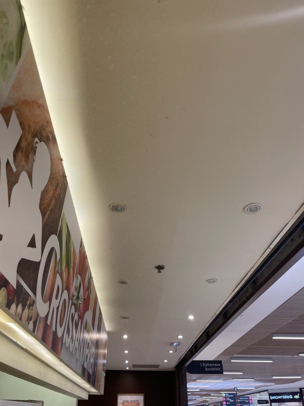 remplacement de spots dans une boulangerie à Bordeaux lac proche bassens 