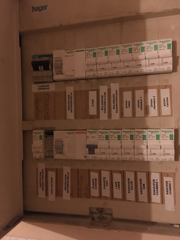 Mise en sécurité du tableau électrique d’un appartement en copropriété à Mérignac